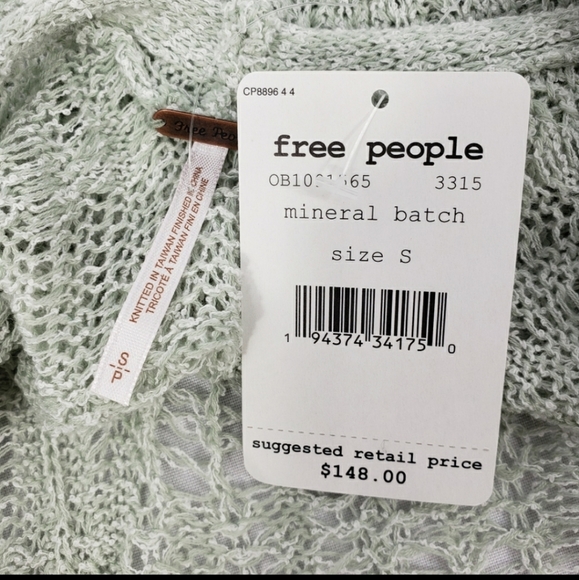 Free People Pretty in Pointelle Tunic/Sweater - Picture 6 of 7